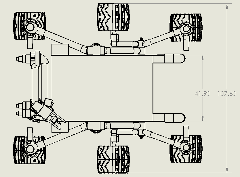 好奇号火星漫游车模型图纸 Curiosity Mars Rover(1)